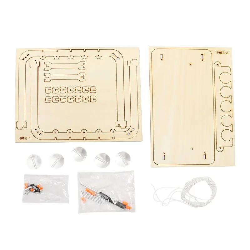 DIY Newton Cradle Glass Pendulum Ball Newton Ball Physics Science Pendulum 5 Glass Balance Ball