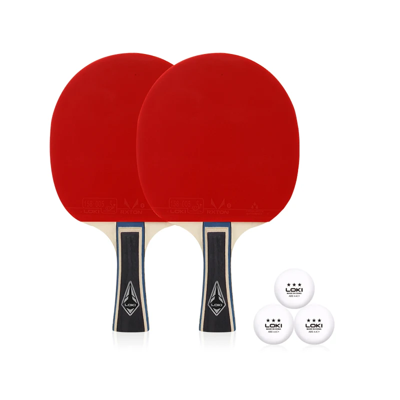 Loki C1000 low moq high quality professional ping pong paddle set