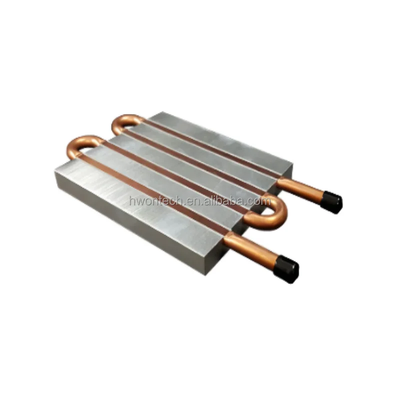 Модули IGBT образцы моторных приводов Заводская охлаждающая жидкая холодная пластина блок водяного охлаждения из алюминиевого сплава Дунгуань медная трубка