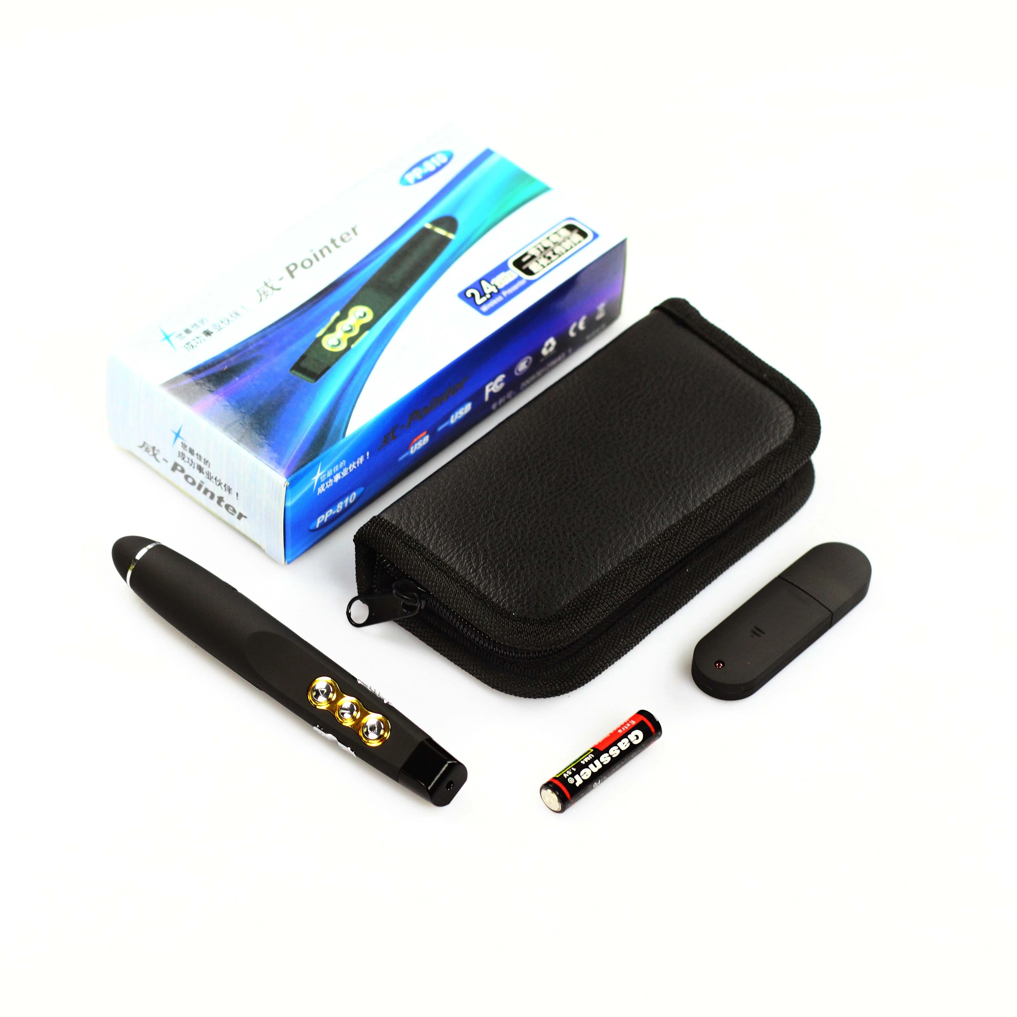Wireless Presenter Red Laser Pointer 2.4Ghz USB PPT Remote Control for Powerpoint Presentation laser pointer powerful