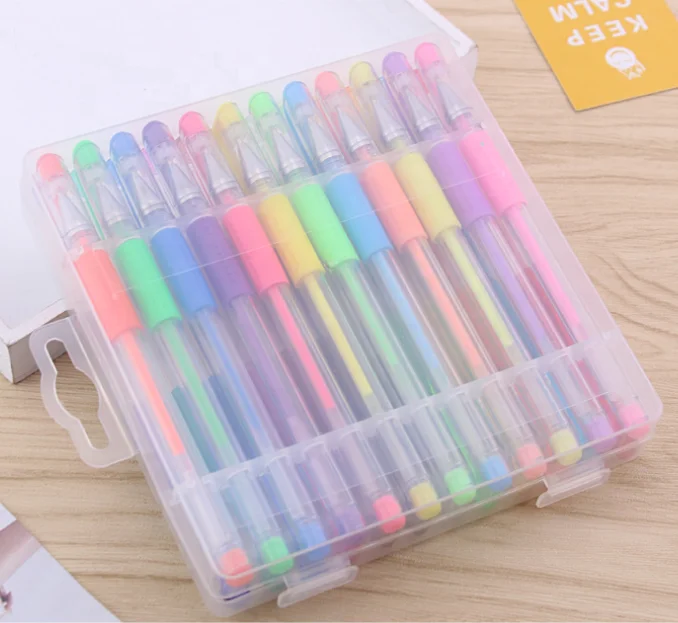 China Factory Customized Glitter Gel Pens Set with 40 Refills for Kids&Adults Coloring Books Drawing Crafts Scrapbook Journal