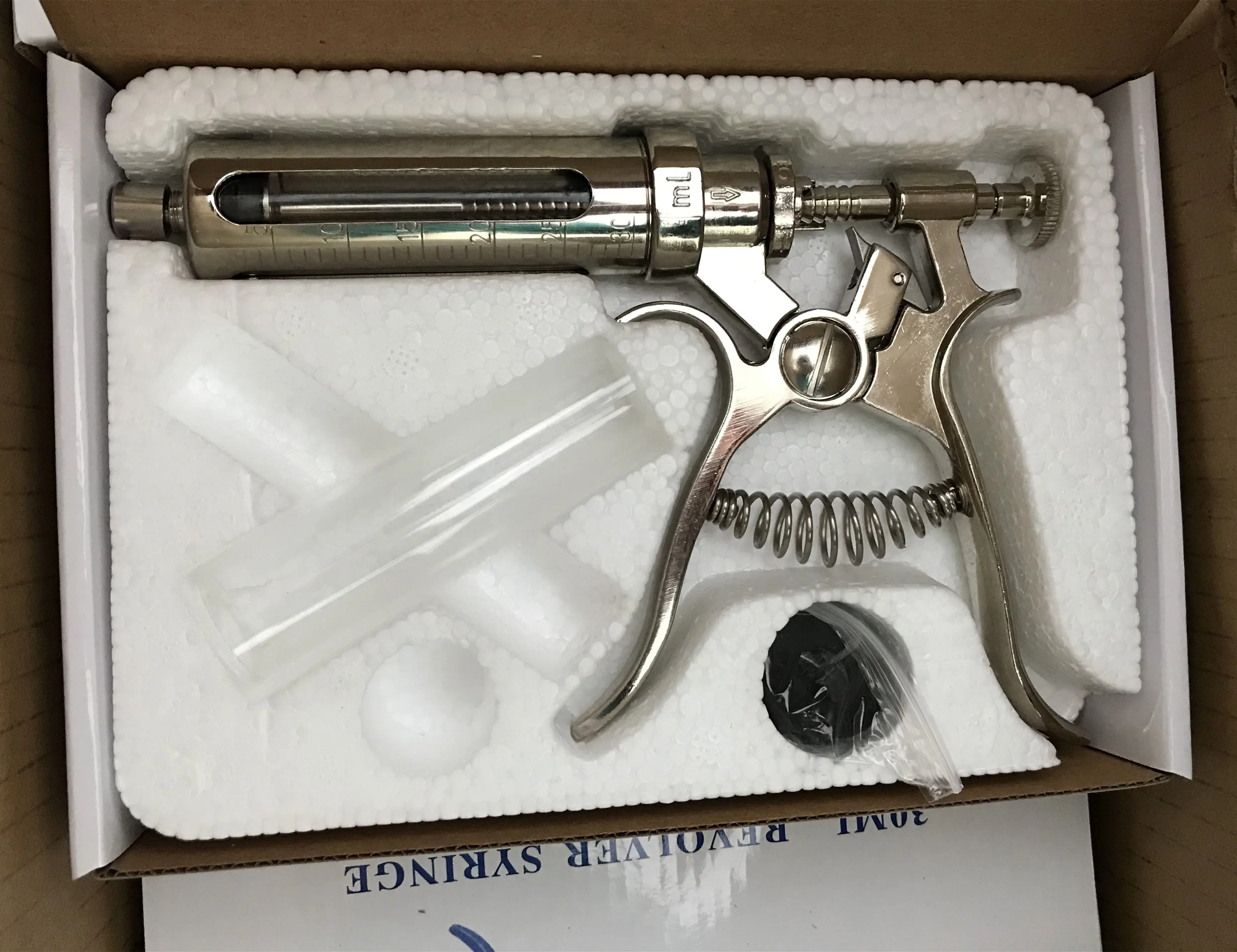 Farming Equipment veterinary automatic metal gun insemination syringe