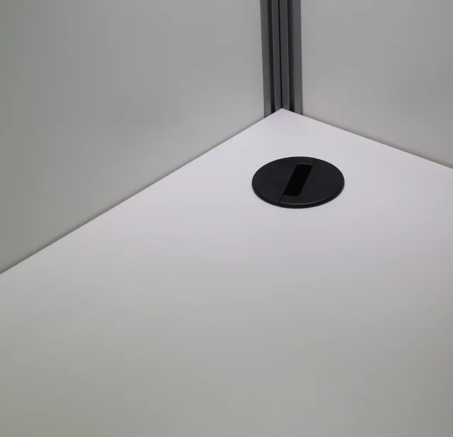 China factory direct price customized fashionable modern office reception lobby desk solid wooden white front counter service