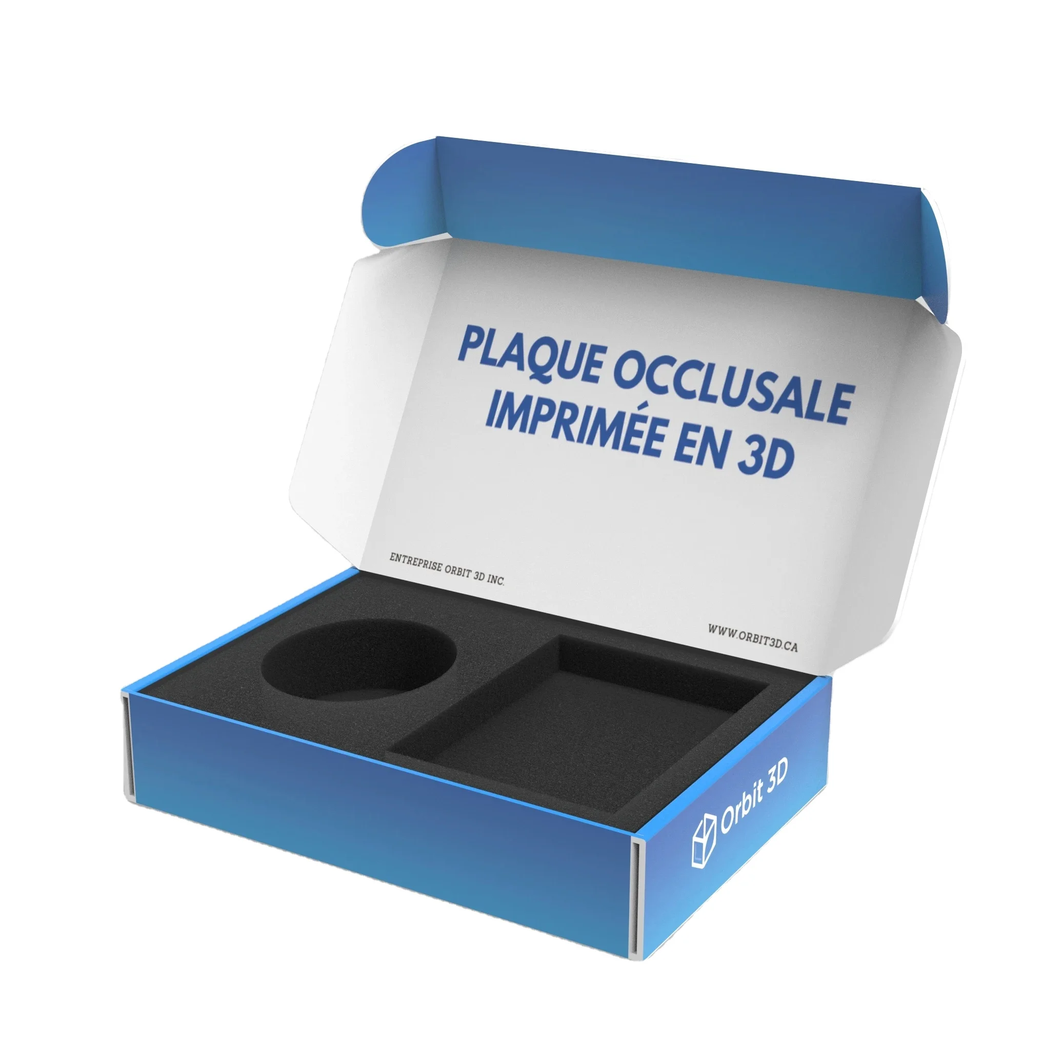 Custom Premium Roll End Front Tuck Corrugated Cardboard Shipping Mailer Box with Foam Insert