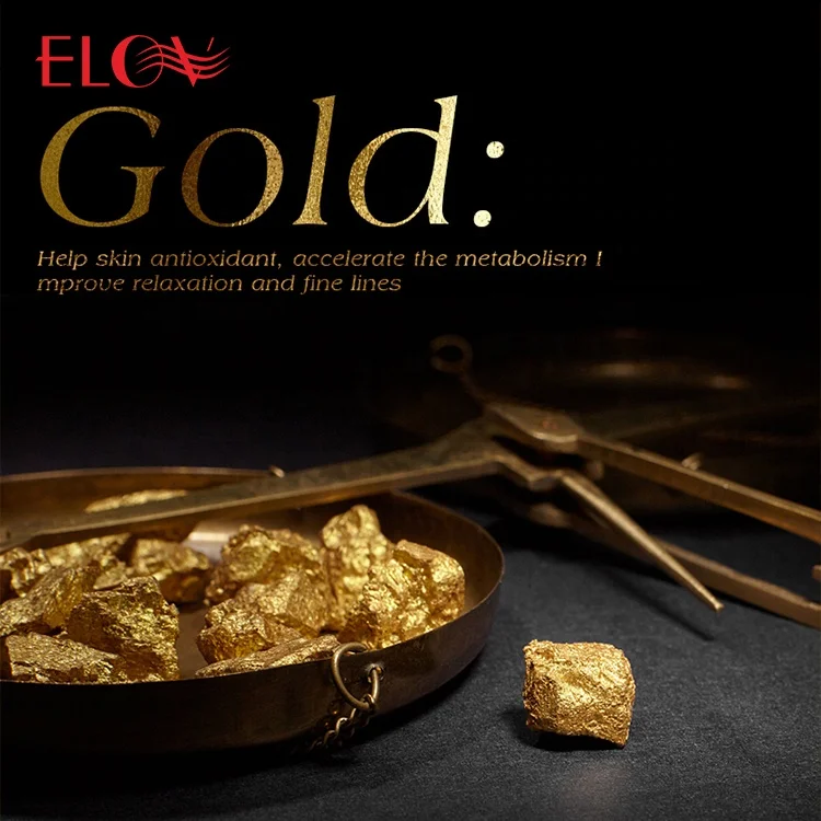 Top Sale Gold Foil Facial Mud Mask Organic Plant Extract Anti Aging Oil Control Wrinkles Reduction Fade Fine Lines Brightening