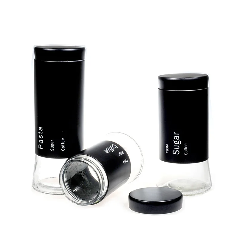 Wholesale Home Storage Jar With Lid Stainless Steel Kitchen Seal Jar Baby Snacks Large Seal Bottle Food Container