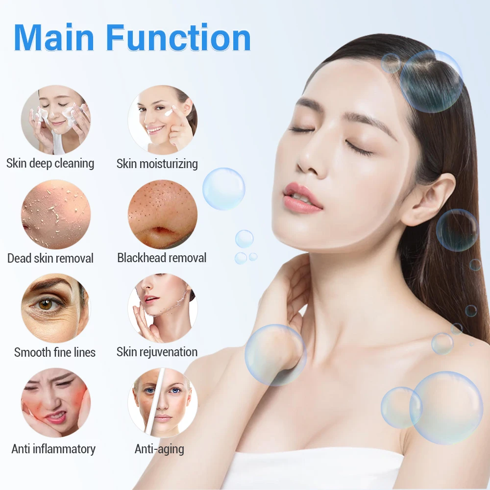 11in1 Hydro Generation co2 bubble jet peeling oxygen bubble pen mesotherapy visual head hydra dermabrasion facial machine