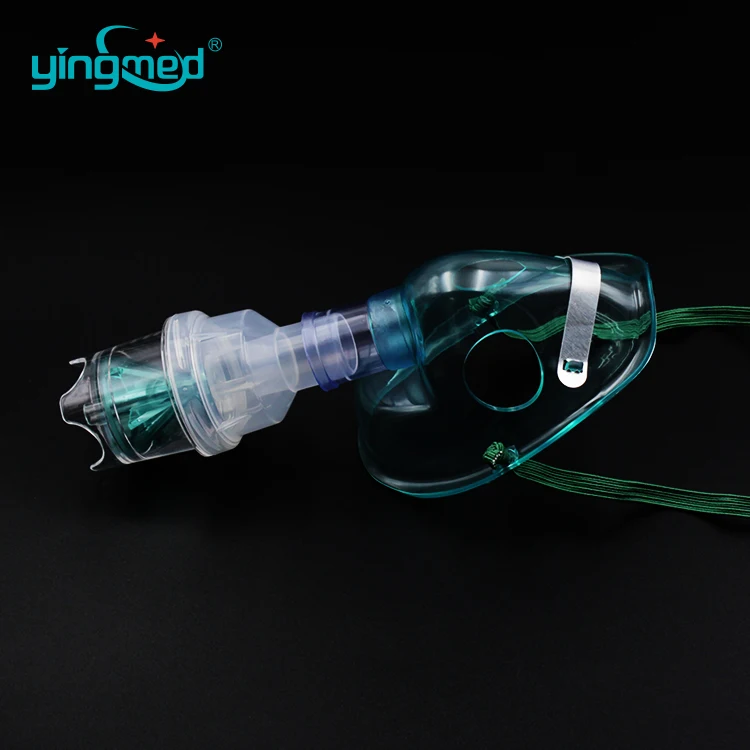 Nebulizer mask Aerosol mask Pediatric Standard with elastic strap adjustable nose clip 2m oxygen tubing