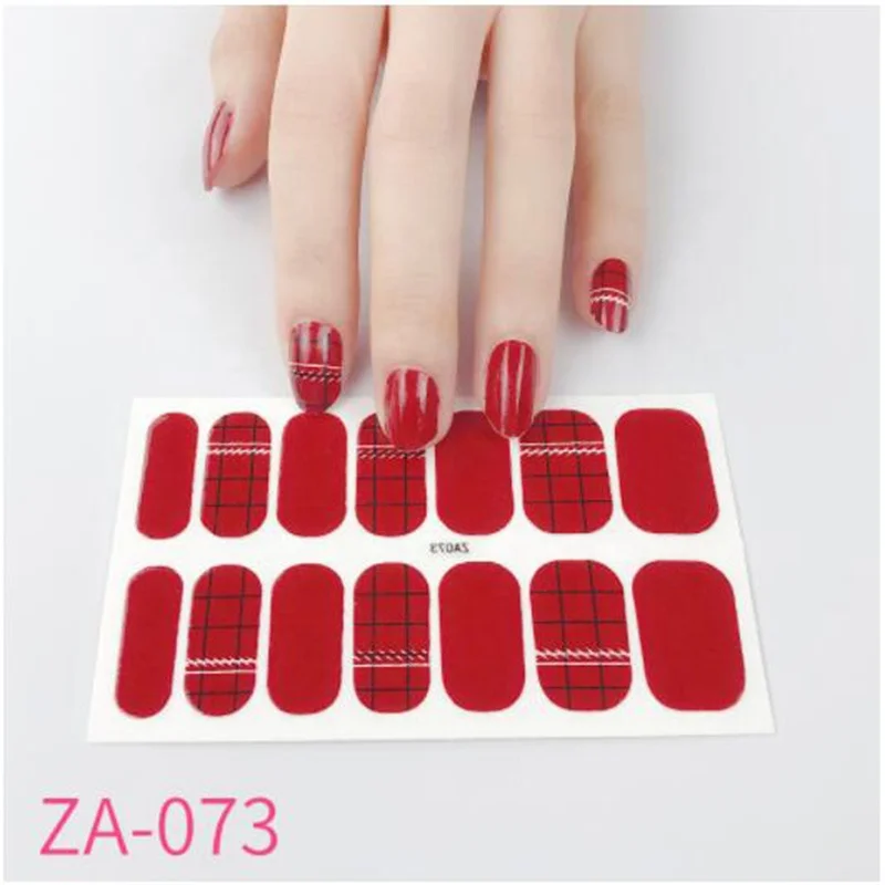 Wholesale Nail Stickers Designer Luxury Nail Stickers Non Toxic Full Cover Nail Art Kits Professional Set