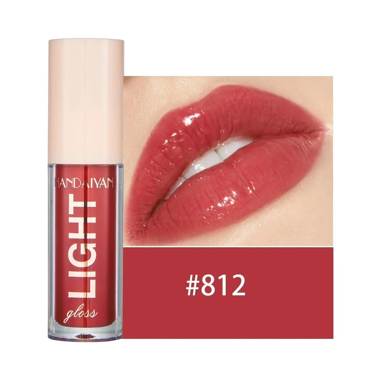 12 Colors Hot sale Nude Lipstick Glass Water Lip Gloss Waterproof Lipstick Lip Gloss Moisturizing Lip Gloss Wholesale Bulk