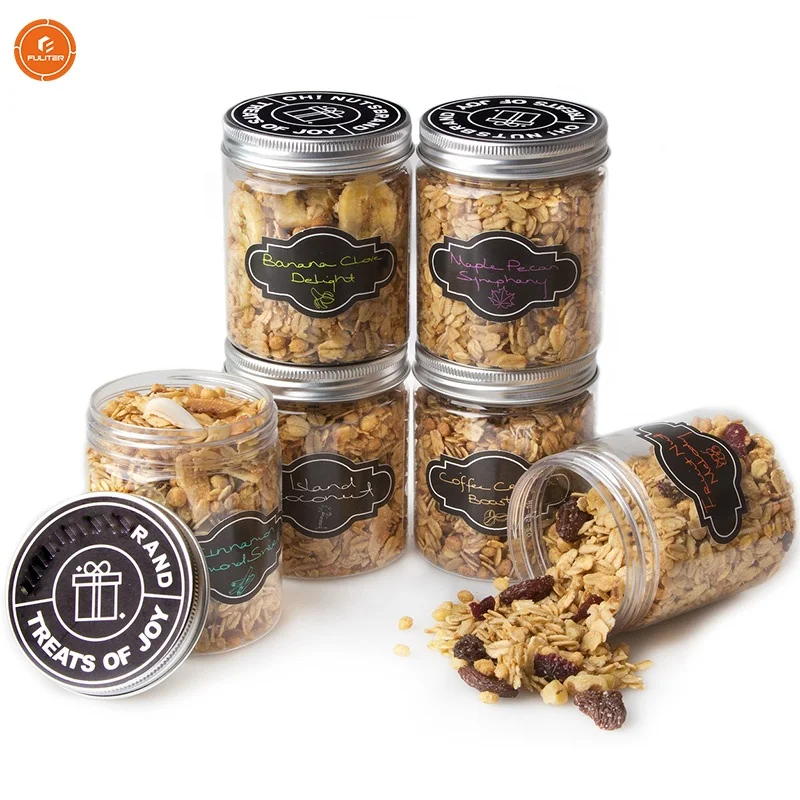 wholesale good price wooden food Dried fruit Candy Nuts packaging box Plastic Bottle Packaging Storage Display Boxes