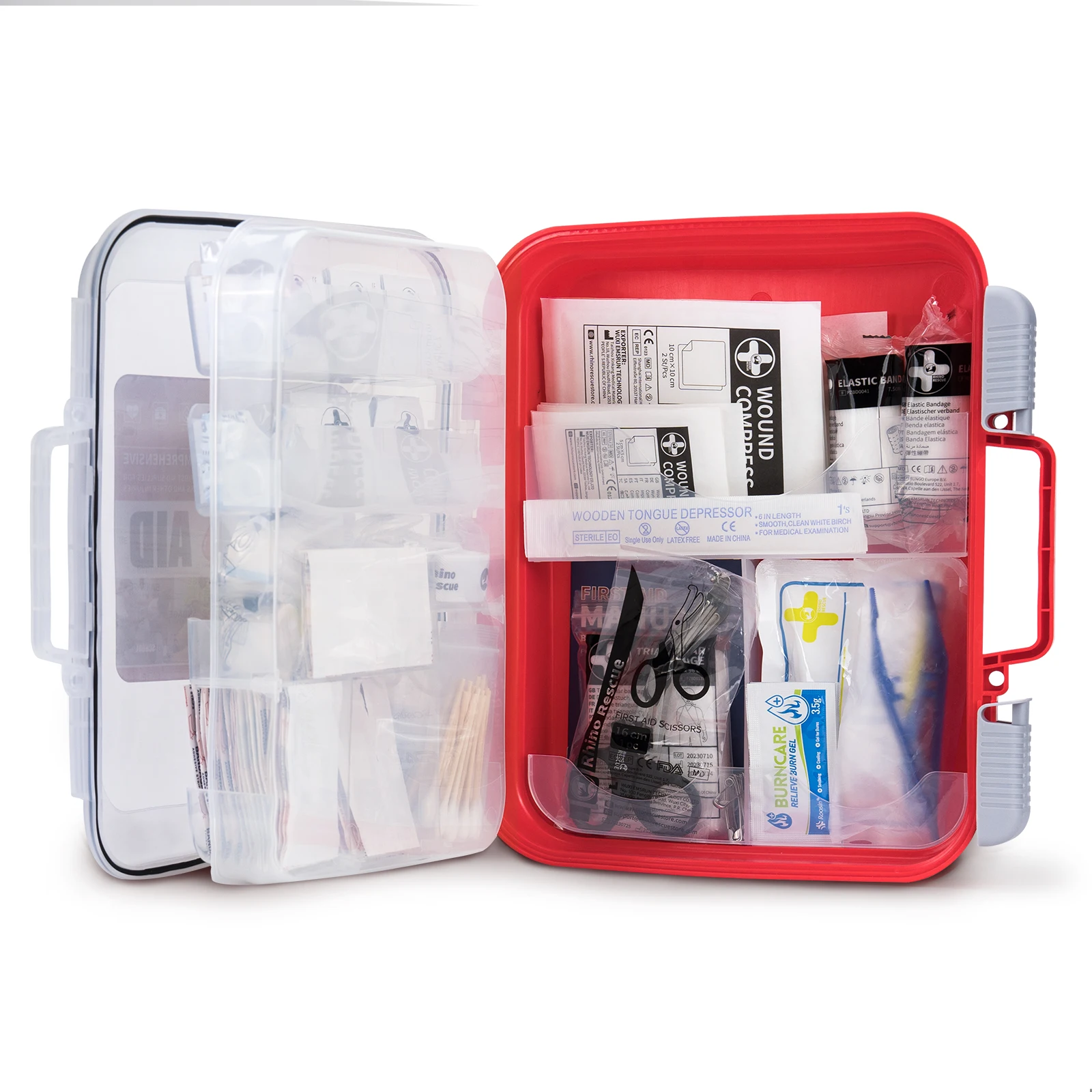 Rhino Rescue Empty Cheap Price Plastic Box First Aid Kit