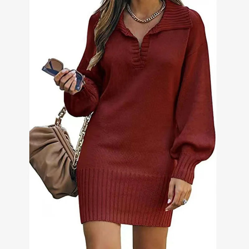 OEM 100% cashmere 5GG knitting color block soft casual sweater quarter turn-down collar pullover women sweater