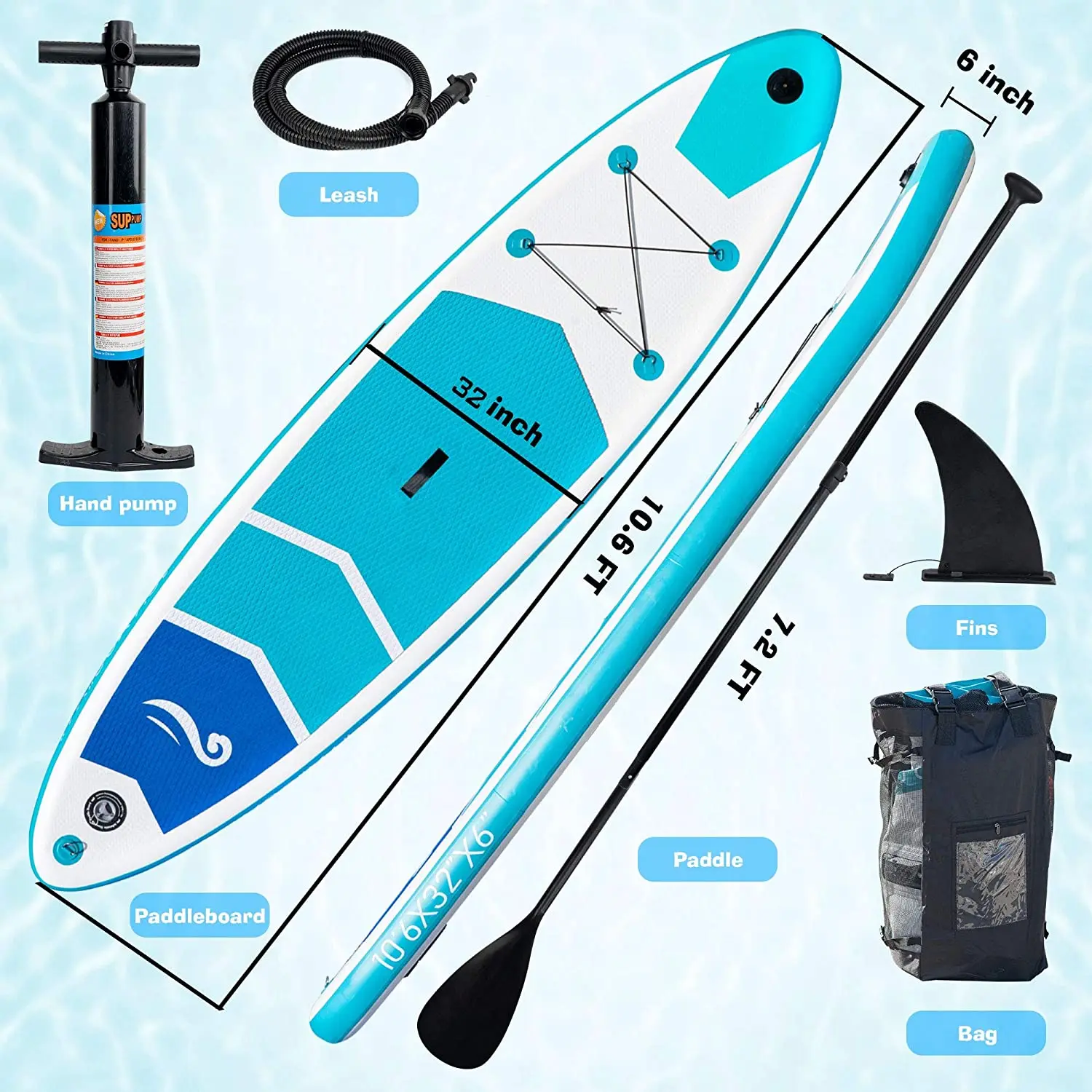 Oem Odm China Professional Manufacturer Inflatable Sup Funwater Inflatable Paddle Board
