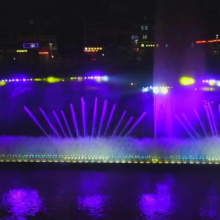 large outdoor floating music dancing fountain program musical fountain equipment