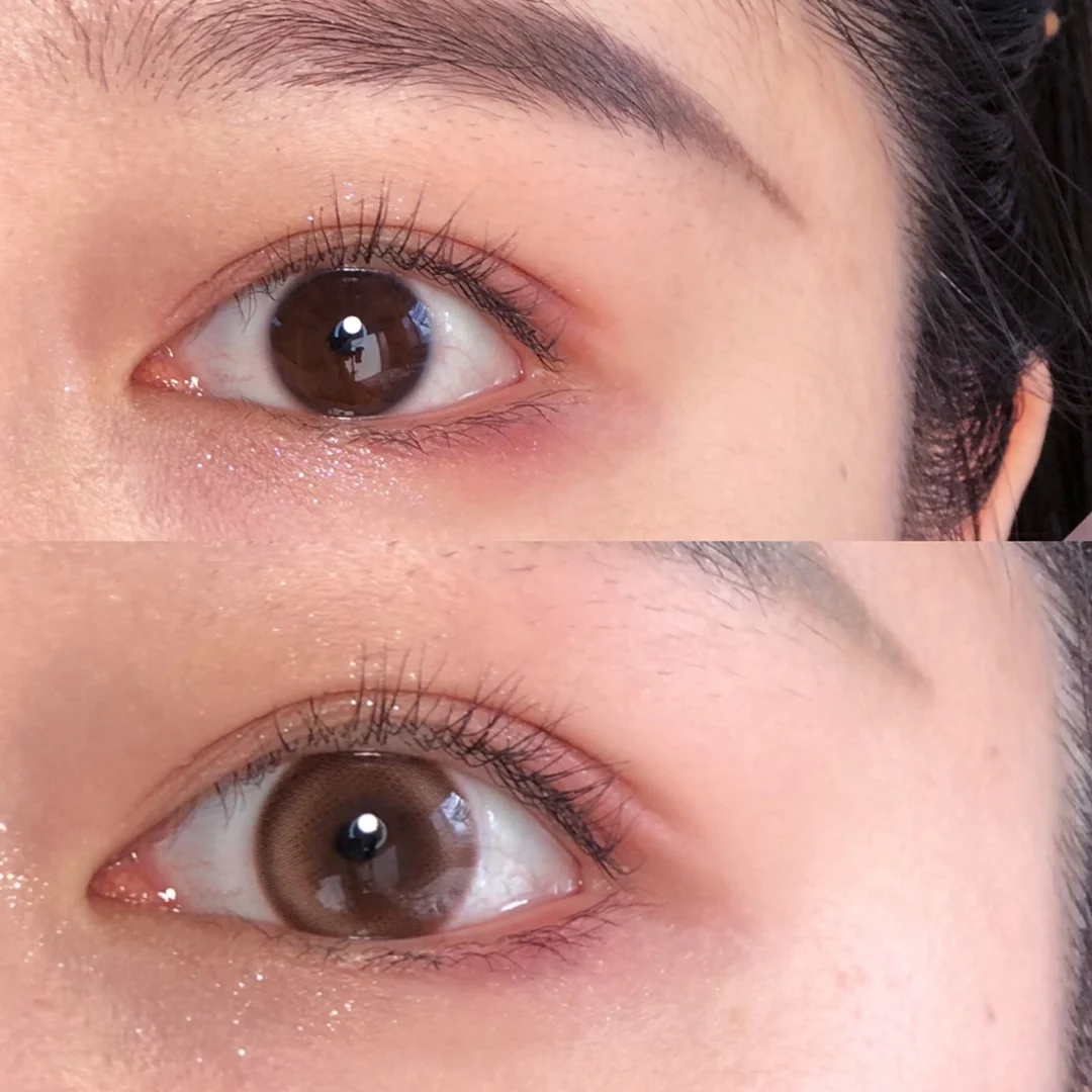 Wholesale low price Style Soft Contact Lenses Toffee Milk Coffee cheap price