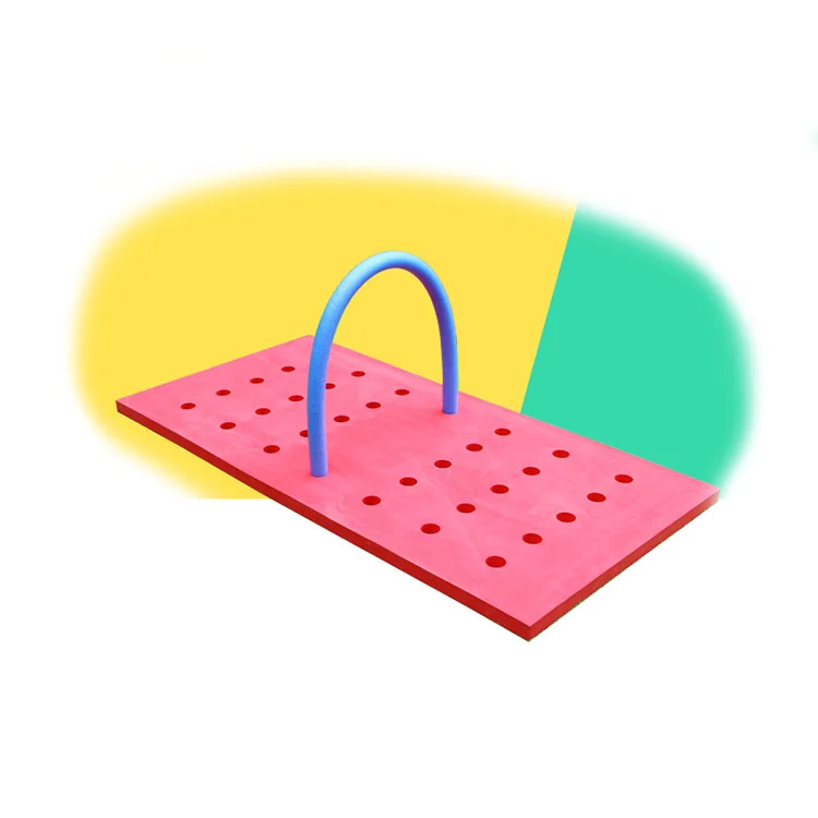 Bulk pool noodles foldable swim lake pool pad eva foam water swimming floating mat with holes