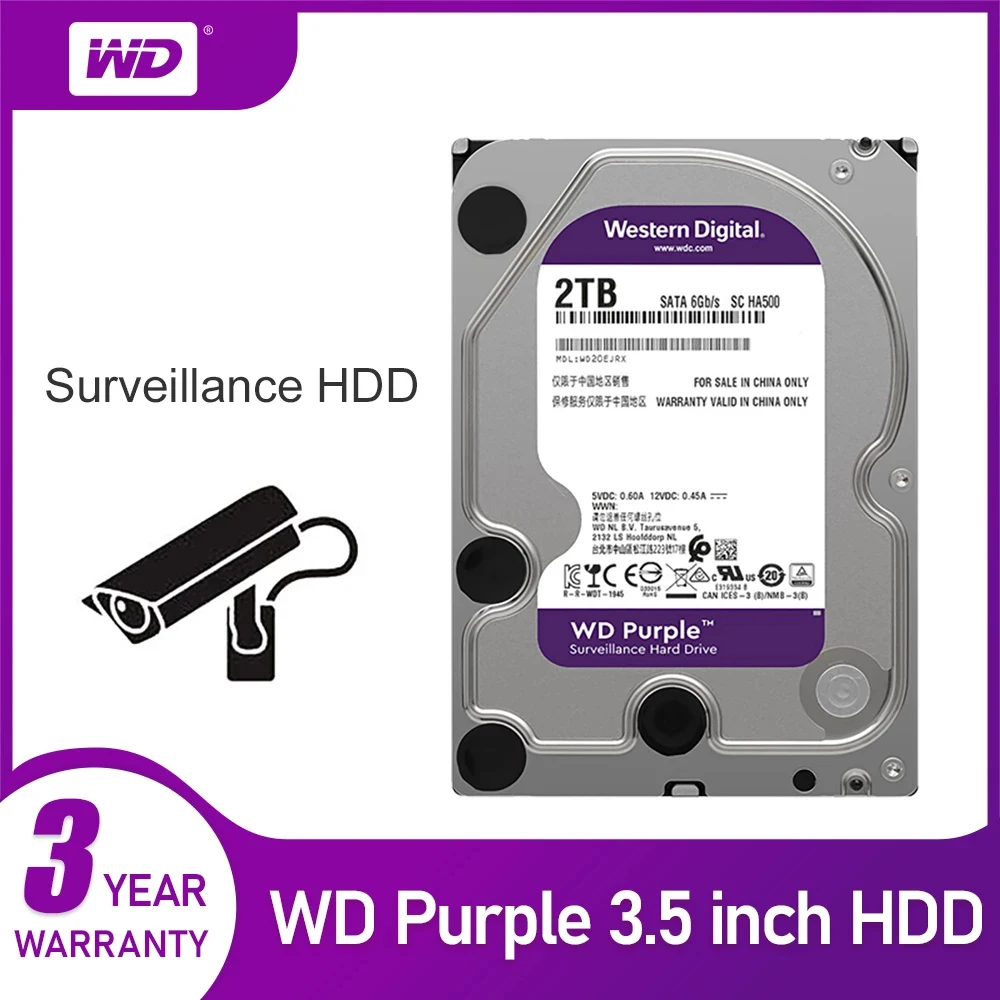 3 5 дюймов HDD 1 ТБ/2 ТБ/3 ТБ/4 ТБ/6 ТБ/8 ТБ/10 ТБ жесткого диска SATA жесткий диск наблюдения жестких