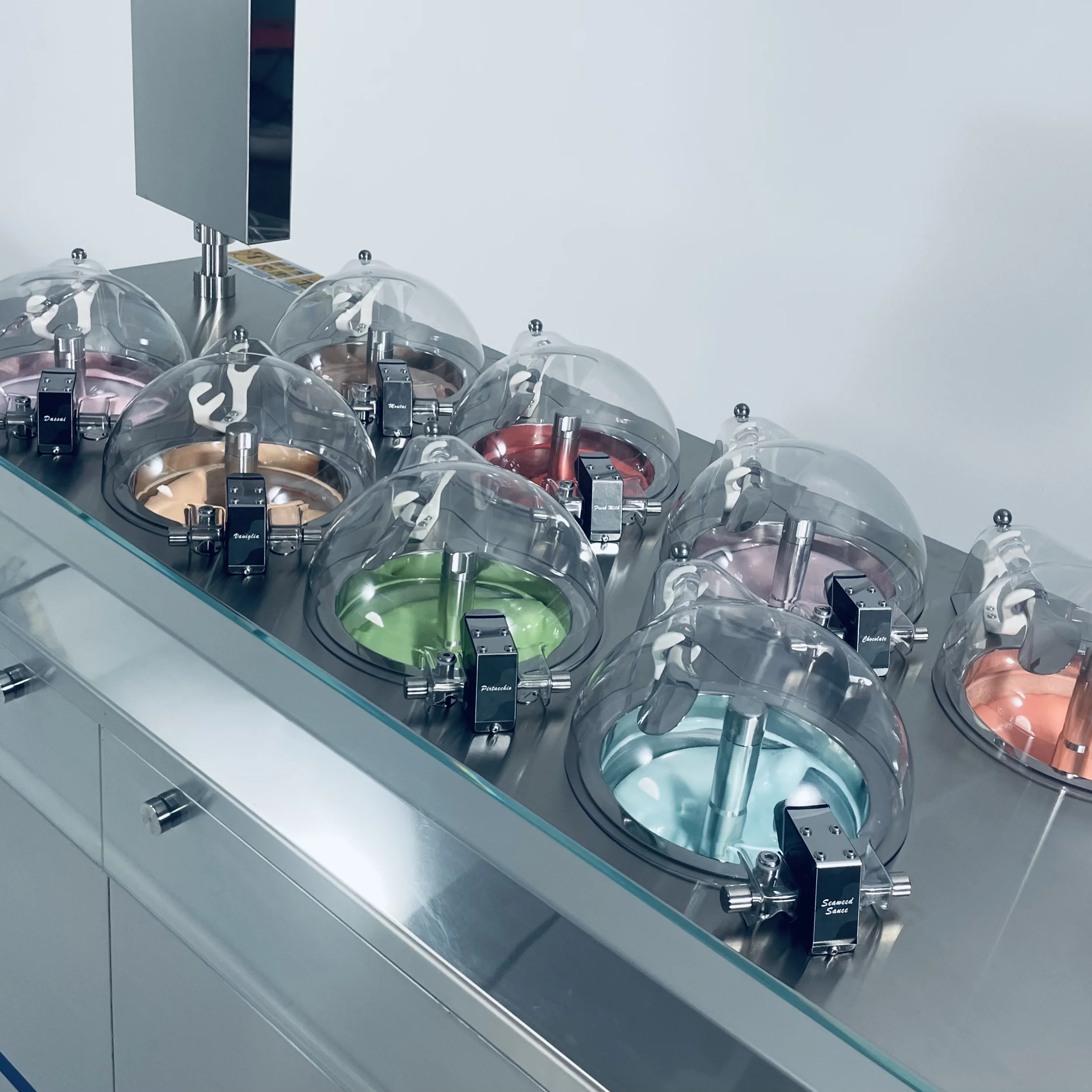 Мороженое автоматическое коммерческое оборудование для производства жесткого мороженого с морозильной камерой