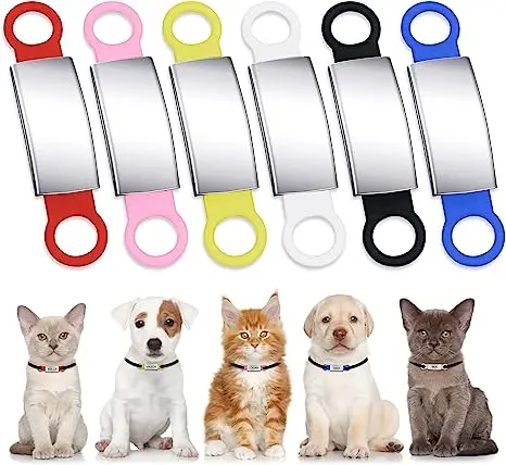 Easy to Read Personalized Dog  and Cat ID Pet  Tags with Custom Deep Laser Engraving stainless steel 304 plate