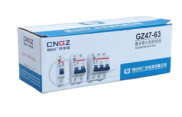 Mcb breakers circuit solar mcb 1p GZ47-63 16a 32a 63a amp