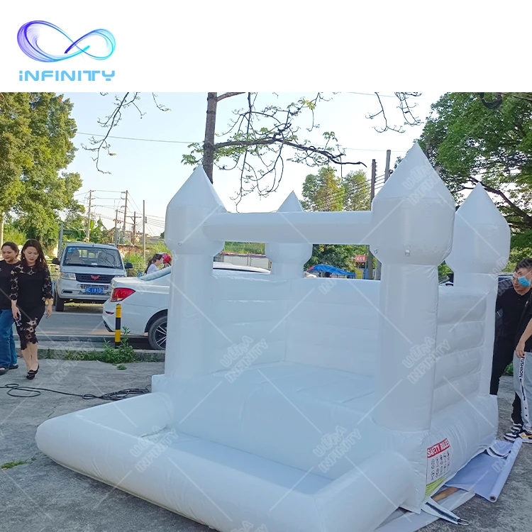 2022 коммерческий надувной замок-батут для малышей белый батут мини-шаров прыгунки вечеринок надувные батуты с шариковой ямой