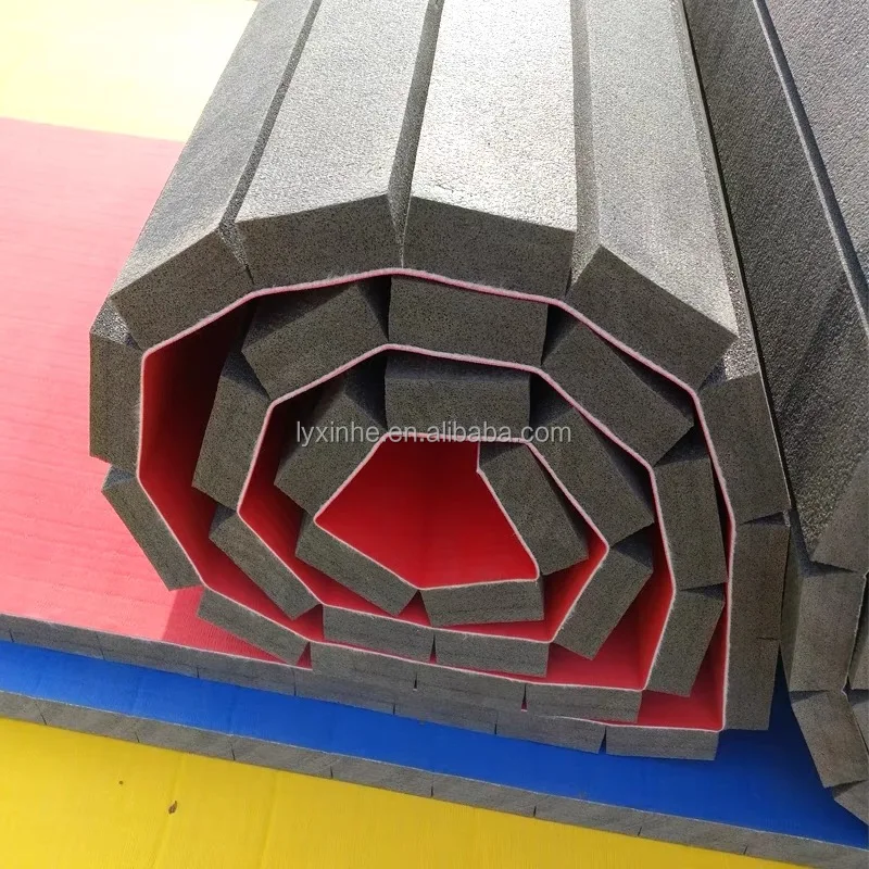 20mm 30mm 40mm Thickness Non Slip MMA Rollout Mat MMA Wrestling Rolling Out Mats For Thai Fighting Center
