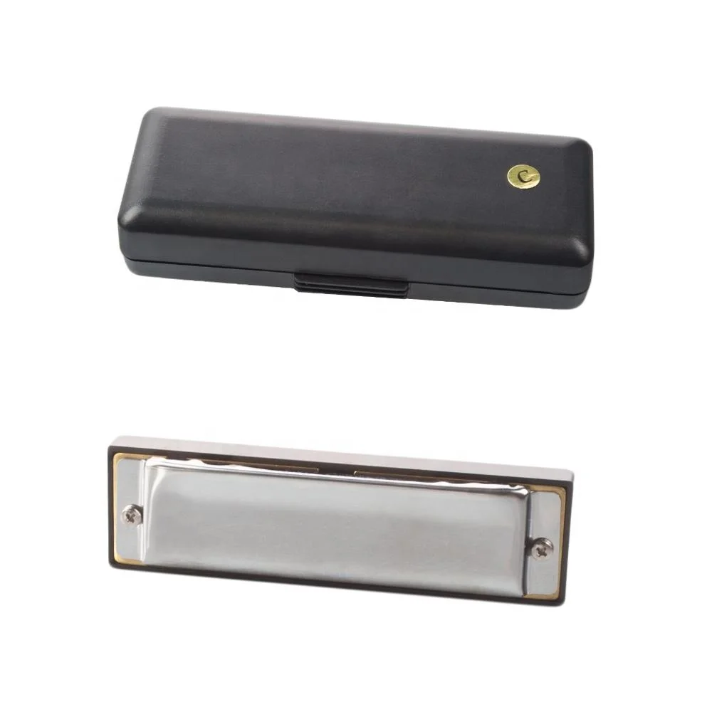 NAOMI Pocket Size Harmonica Blues Harmonica Harp 10 Hole 20 Tone C Key Mouth Organ For Beginner Harmonica Learner Gift