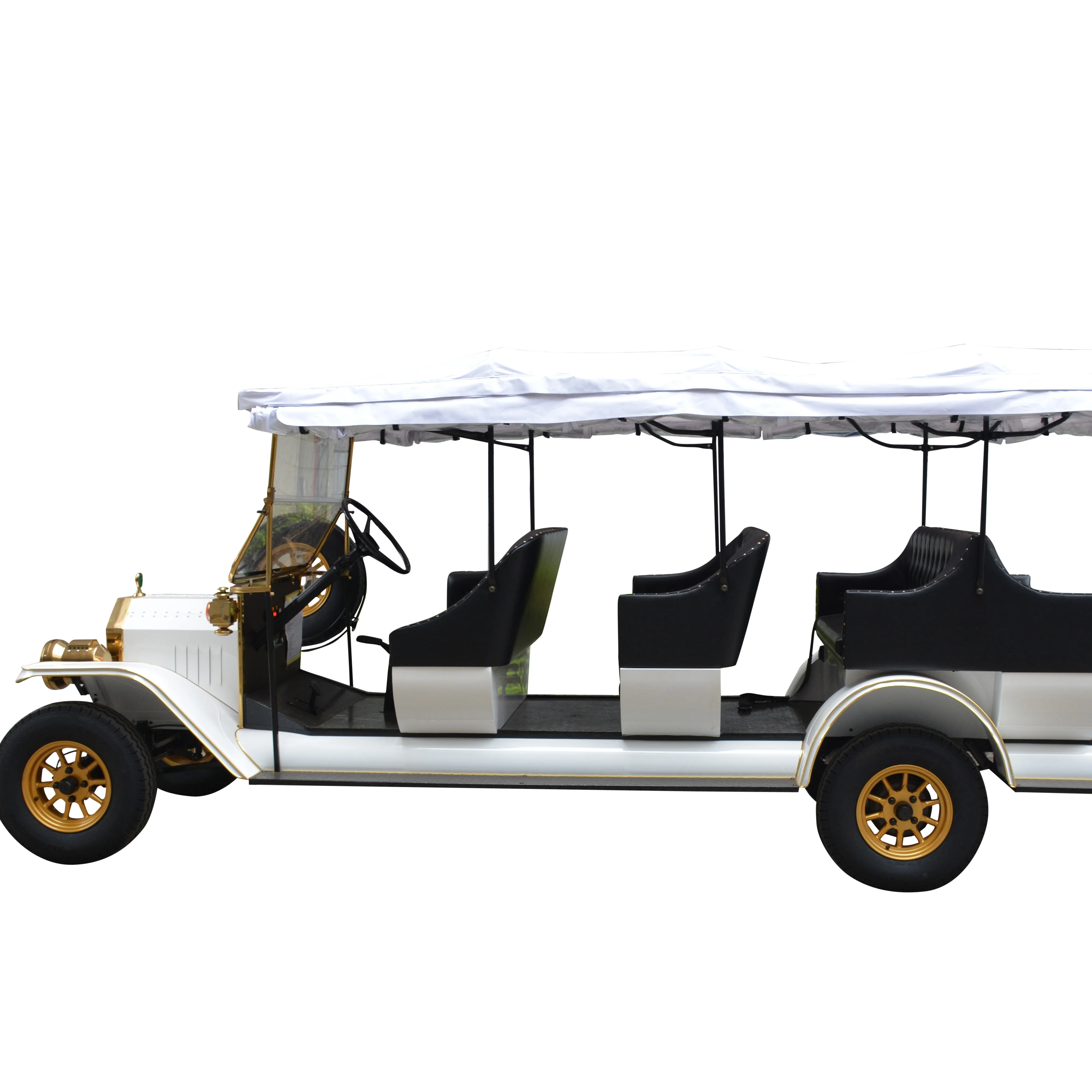 11 мест Античный стиль Электрический винтажный автомобиль с сертификацией CE