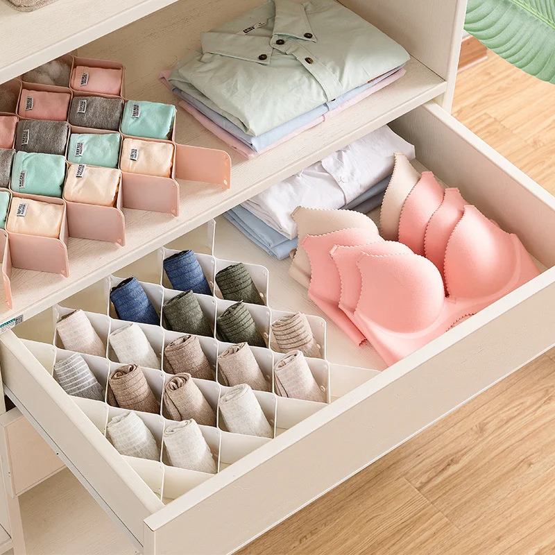 Multi-color Storage Racks Free Combination Of Dividers DIY Dividers Underwear Socks