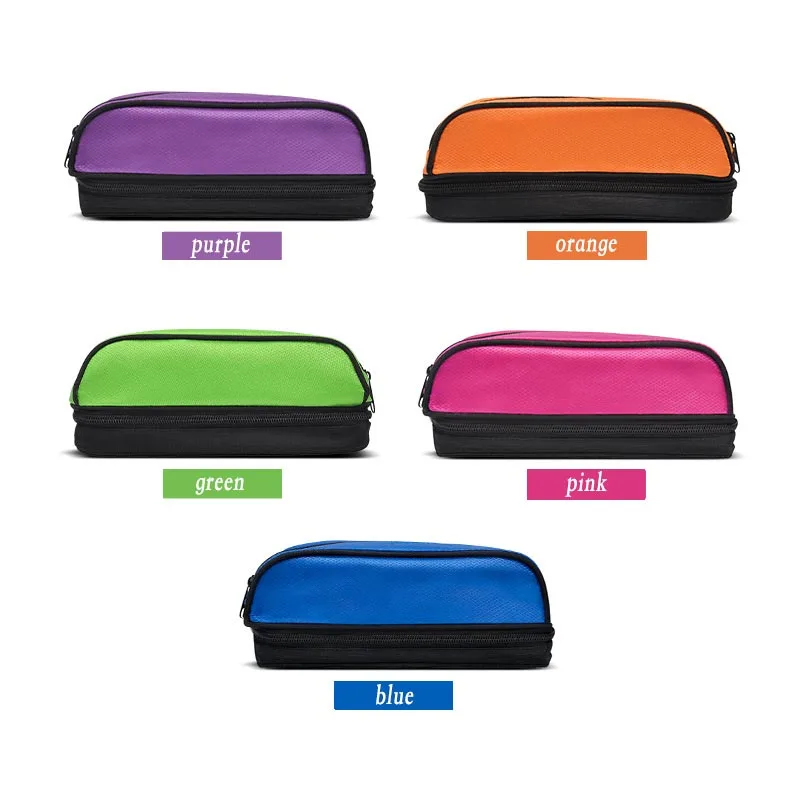 Customized Professional Big Capacity Double Layer Pencil Pen Case for kids Office Pouch for School Pencil Holder for Student