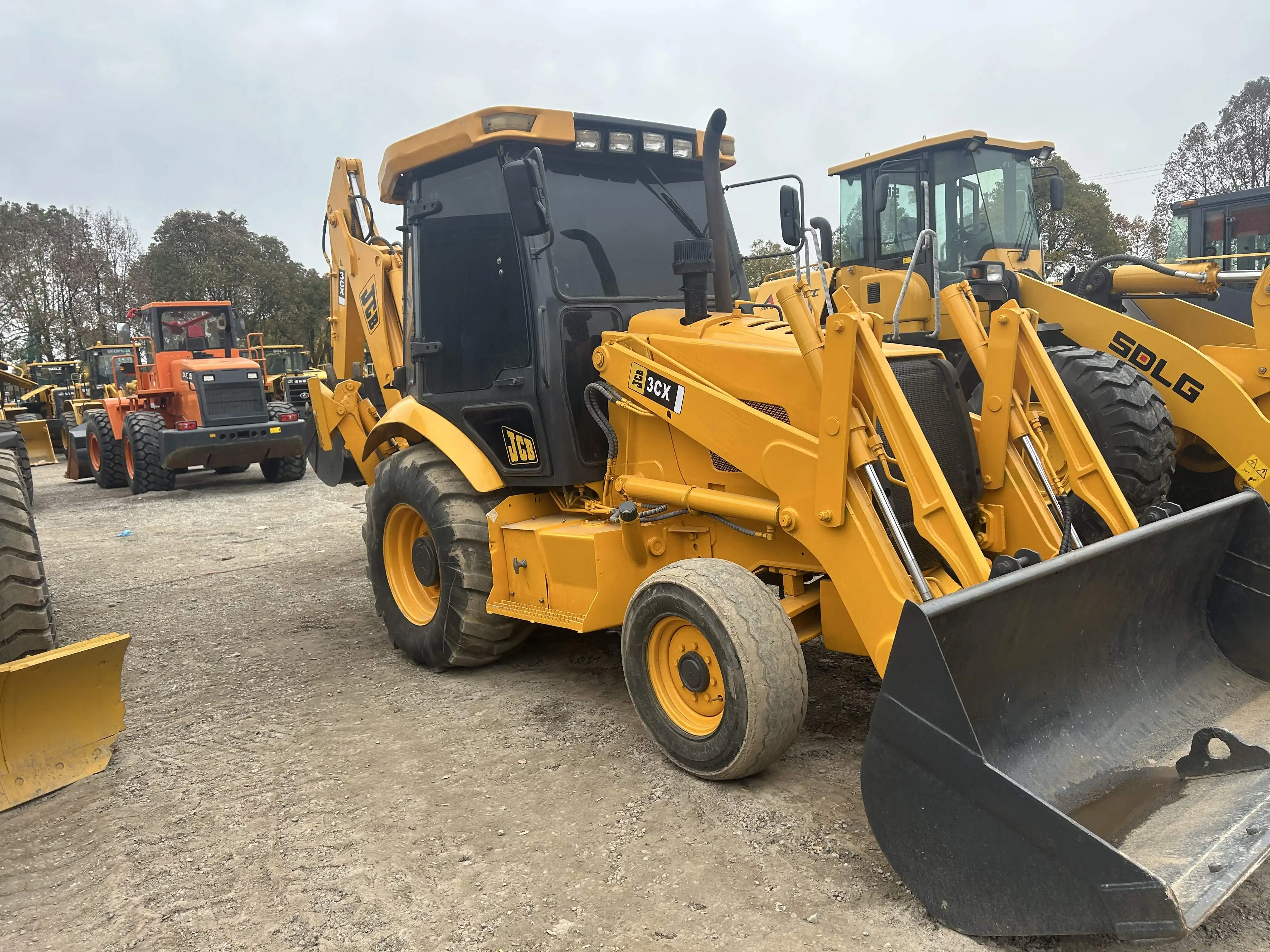 Used utility backhoe loader JCB3CX Secondhand loader JCB3CX JCB4CX CAT420F CAT416F on sale