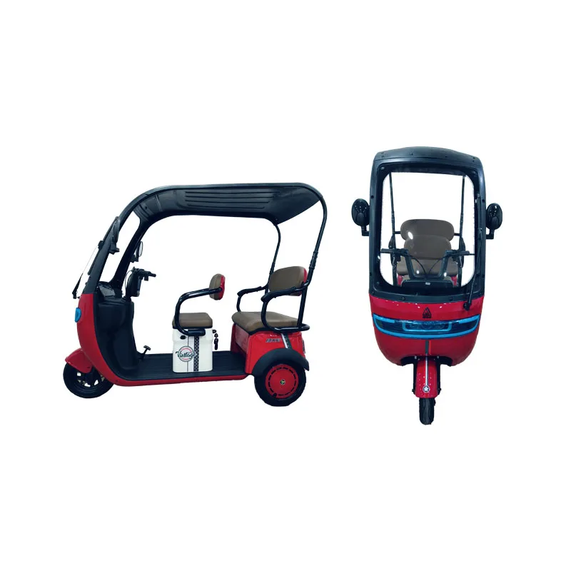 chinese cheap recreational drift trike all terrain 3 seat enclosed electric motorcycles scooter adult cargo electric tricycle