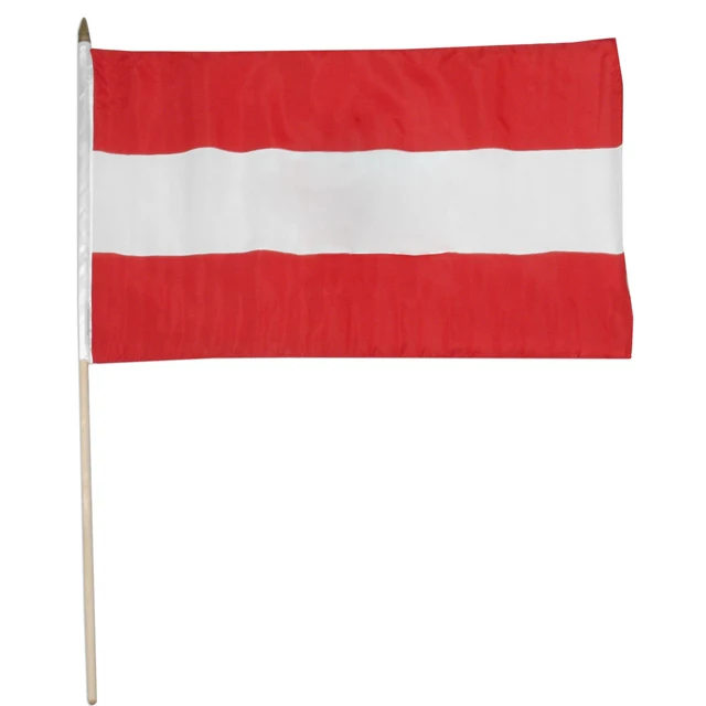 Custom printing 100D polyester Armenia country Hand wave Flag