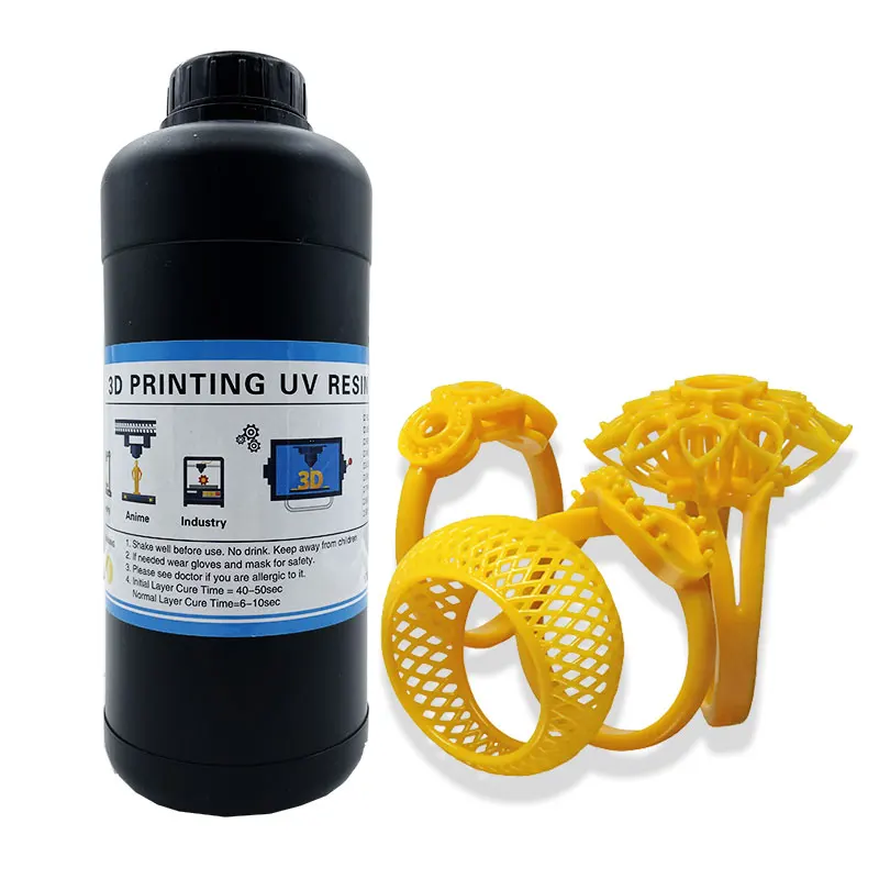 UV Curing Liquid Castable Resin 405nm LCD-SLA 3D Printer Resin for Casting Jewelry Molds