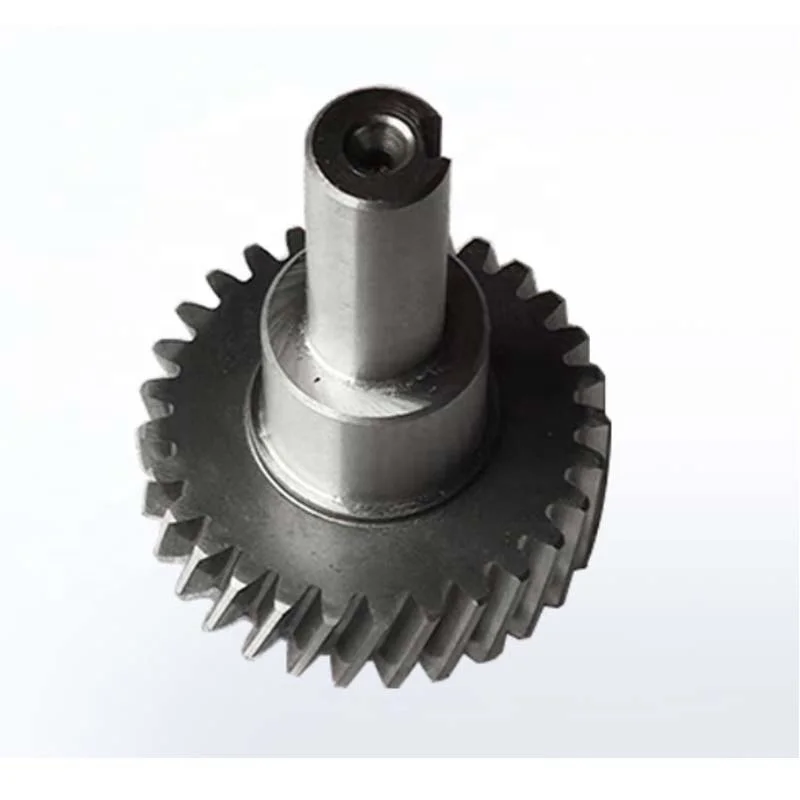 Custom Left Handed Differential Wheel Pinion Spline Shaft Helical Miter Round Spiral Bevel Gears