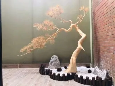 Factory wholesale Indoor Artificial Bonsai Pine Tree From Chinese Designer