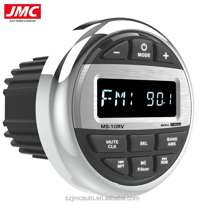 JMC FM AM цифровой медиаплеер Водонепроницаемый морской радио лодка стерео для яхты ATV UTV Гольф-кар мотоцикл
