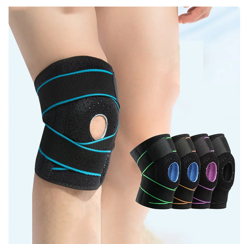 Neoprene Sport Knee Support Knee Brace with Adjustable Pressure Straps relieve knee pain