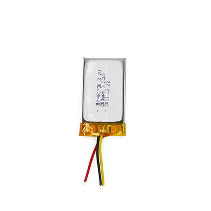 JeHeYuan 3.7V 461750 Rechargeable Lithium Polymer Battery 200mAh In Stock
