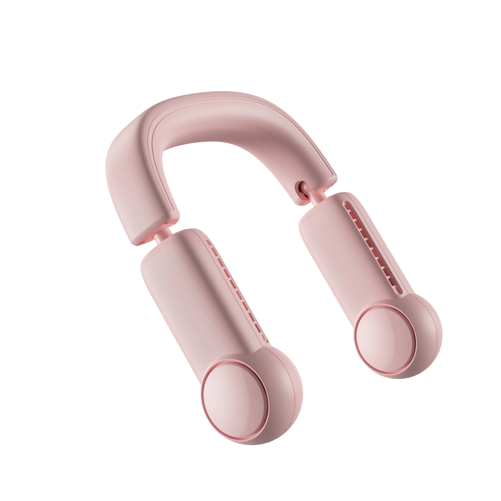 Rechargeable 2000 mah wearable air conditioners portable Wrap-around neck fans USB mini hanging fan