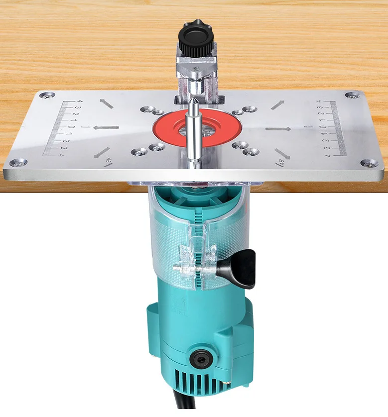 woodworking trimming flip plate woodworking tools milling guide table chamfering board mounting table