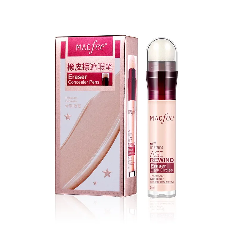 Eraser Concealer Pen Covering Eye Bags Dark Circles Spots Acne Marks Concealer Stick Durable High Gloss Paste Stick
