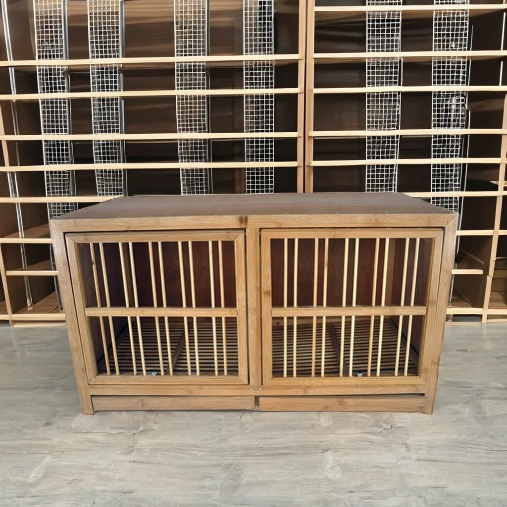 Customizable Wooden Pigeon Cage Metal Breeding Boxes Carriers Widowhood Kennels for Birds Button Closure Breathable Features