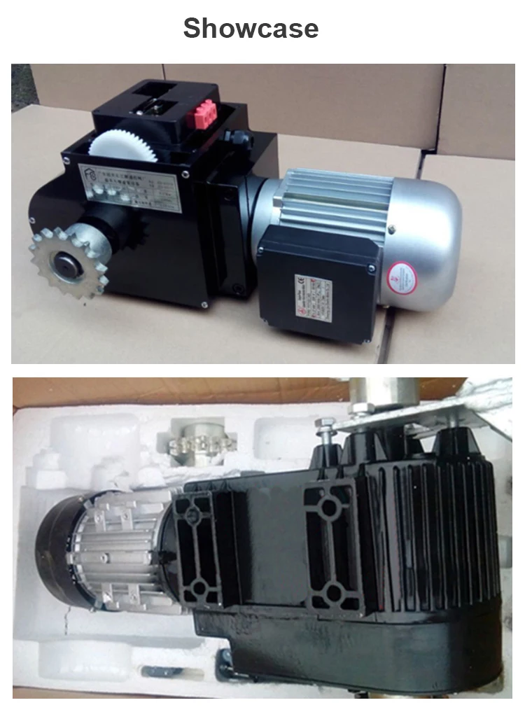 Reducer gearbox for greenhouse shading system and window opening petrol motor gear reduction