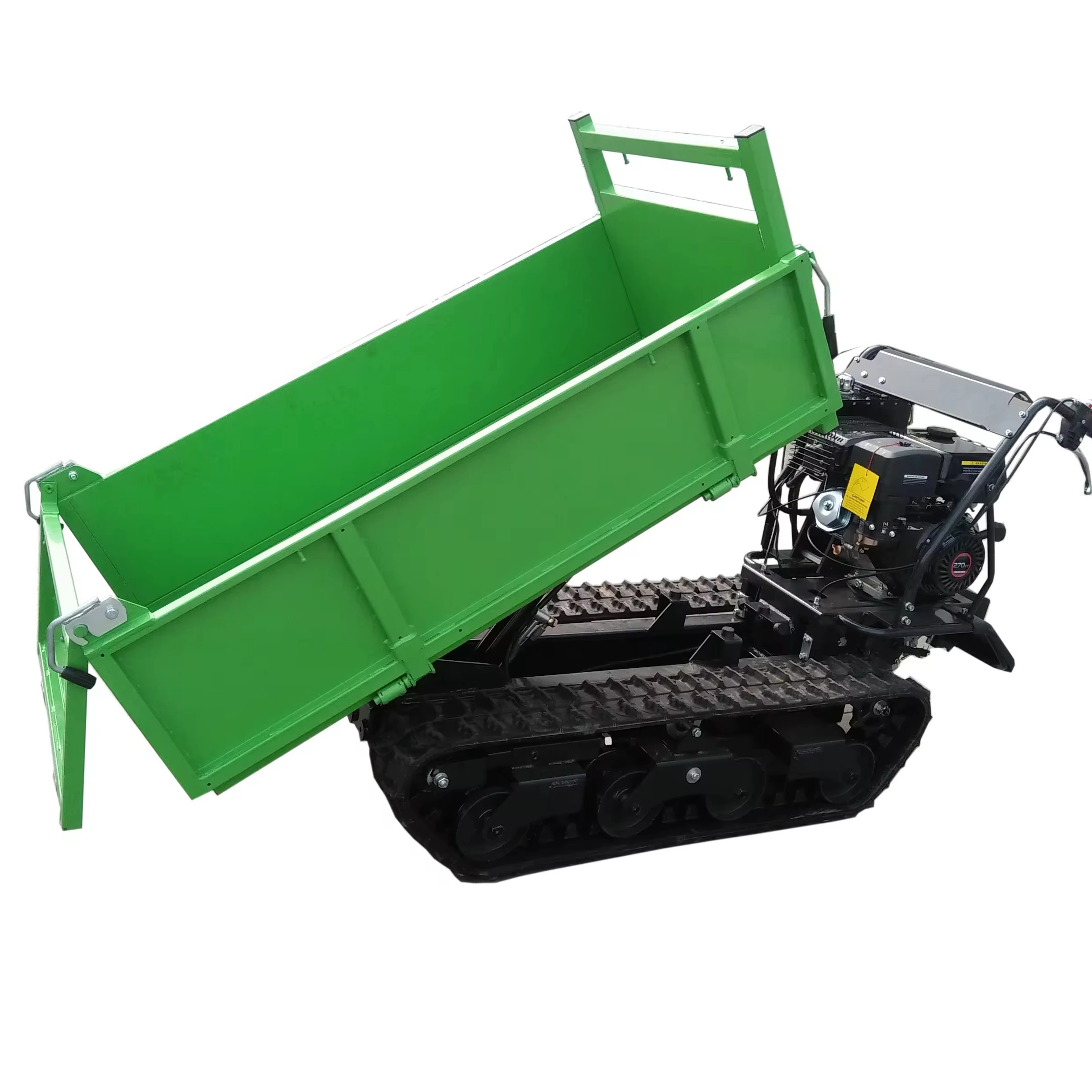 Multipurpose 300kg Construction Mini Dumper Cheap Green Save Small Transporter Barrow Trolley Diesel Engine Bucket Used