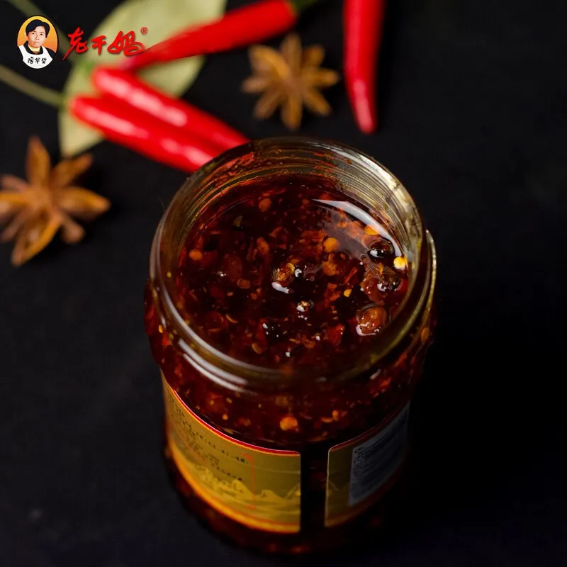 Wholesale Chinese Delicious Tao Huabi Lao Gan Ma Black Bean Sauce 210g Crispy Chili Oil