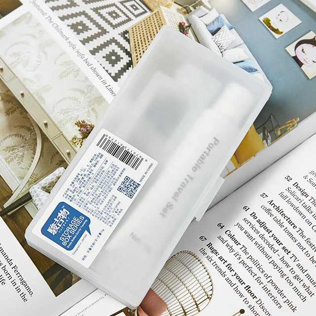 Manufacturer best price wholesale travel portable transparent plastic toothbrush case