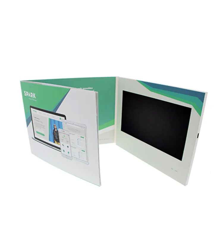 
1 Year Warranty Video Business Card LCD screen video greeting card for business gifts 