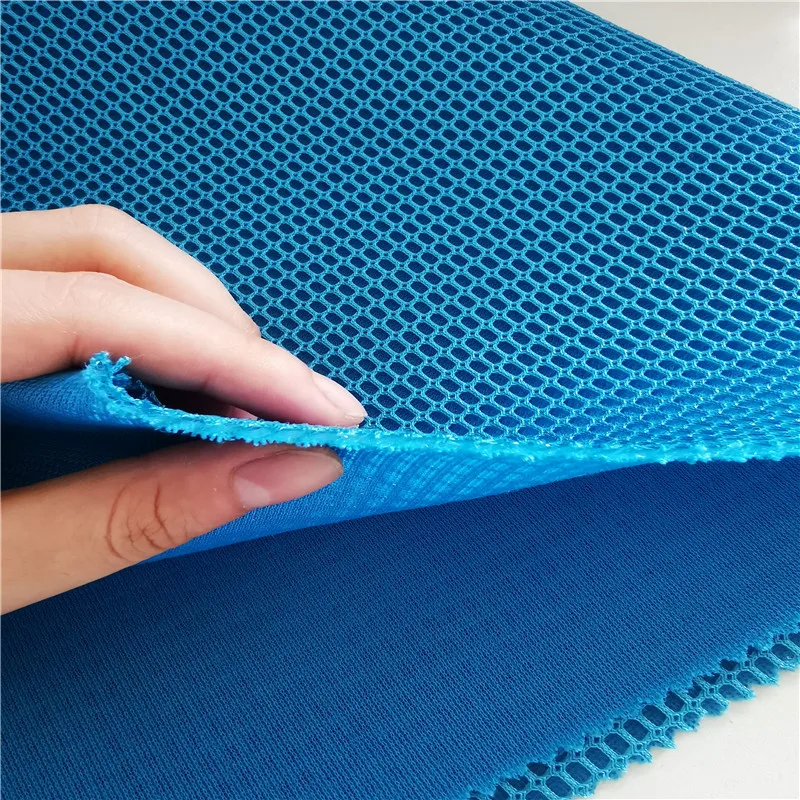Hot Sale Polyester 3D Air Spacer Sandwich Mesh Fabrics For Backpack Mattress Car Seat